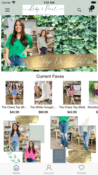 Ruby & Pearl Boutique Screenshot