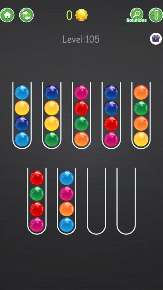 #2. Color Ball Sorting (iOS) Podle: KD Soft Ltd.