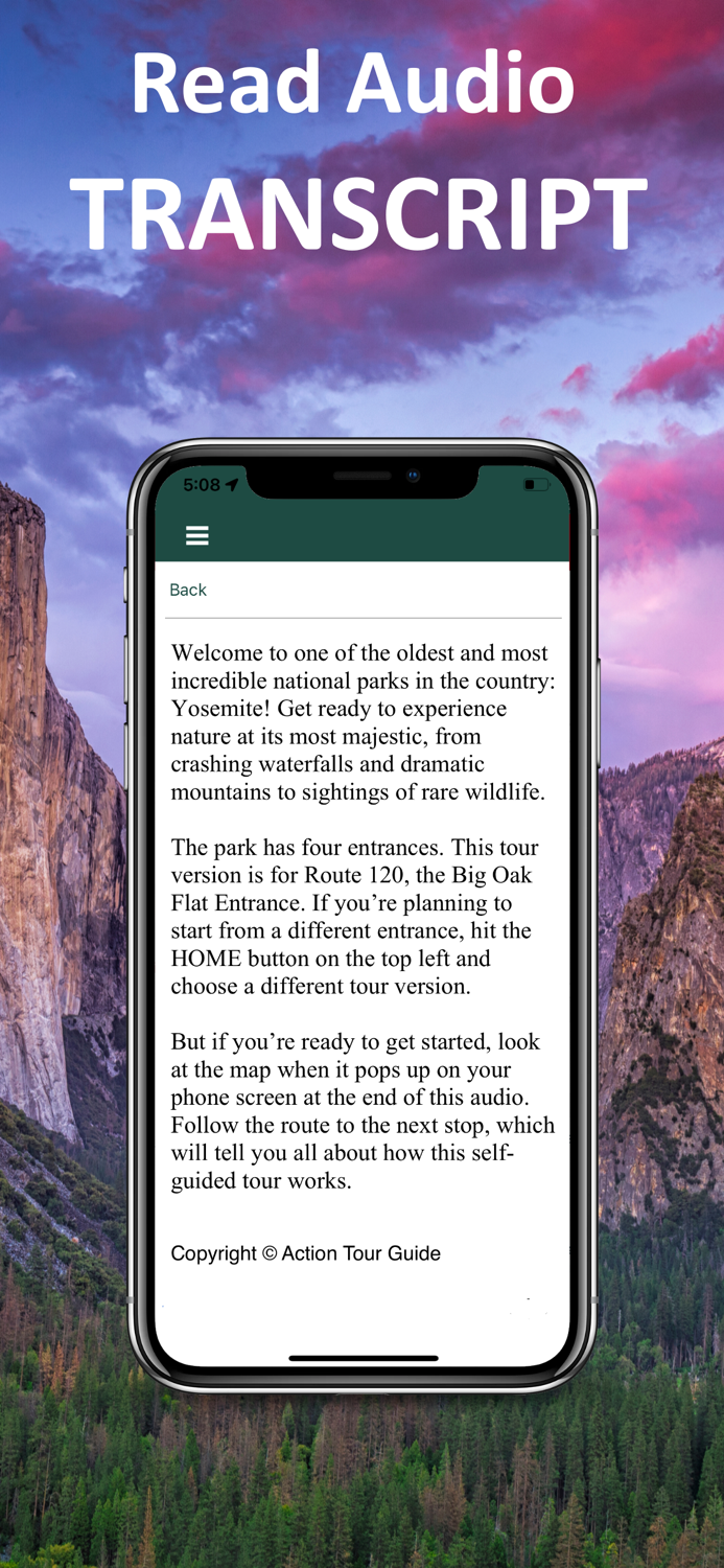 Yosemite NP Audio Tour Guide