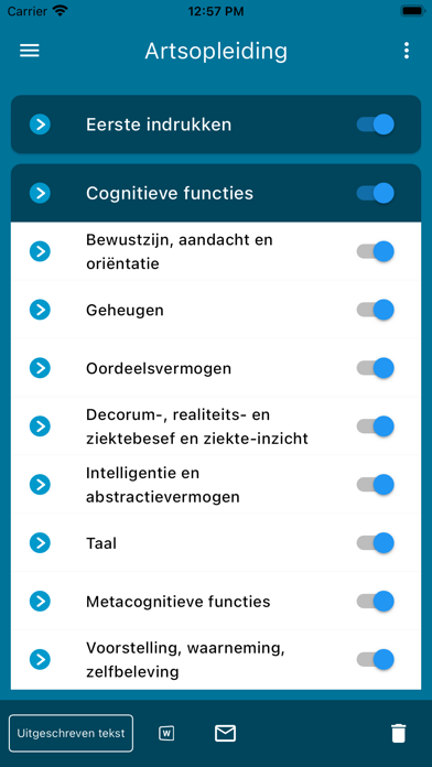 Psychiatrisch onderzoek Screenshot