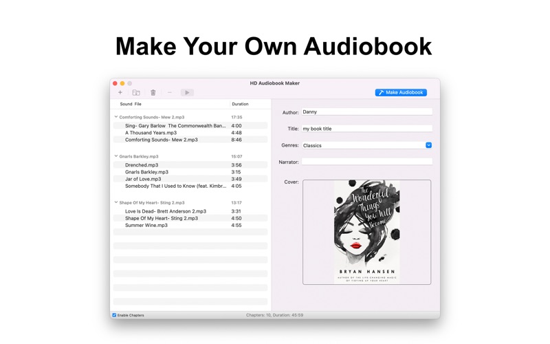 HD Audiobook Maker Screenshot