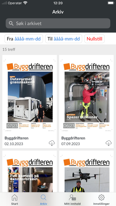 Byggdrifteren Screenshot
