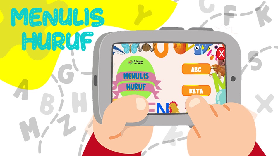 #1. Menulis Huruf (iOS) Av: Erlangga Online