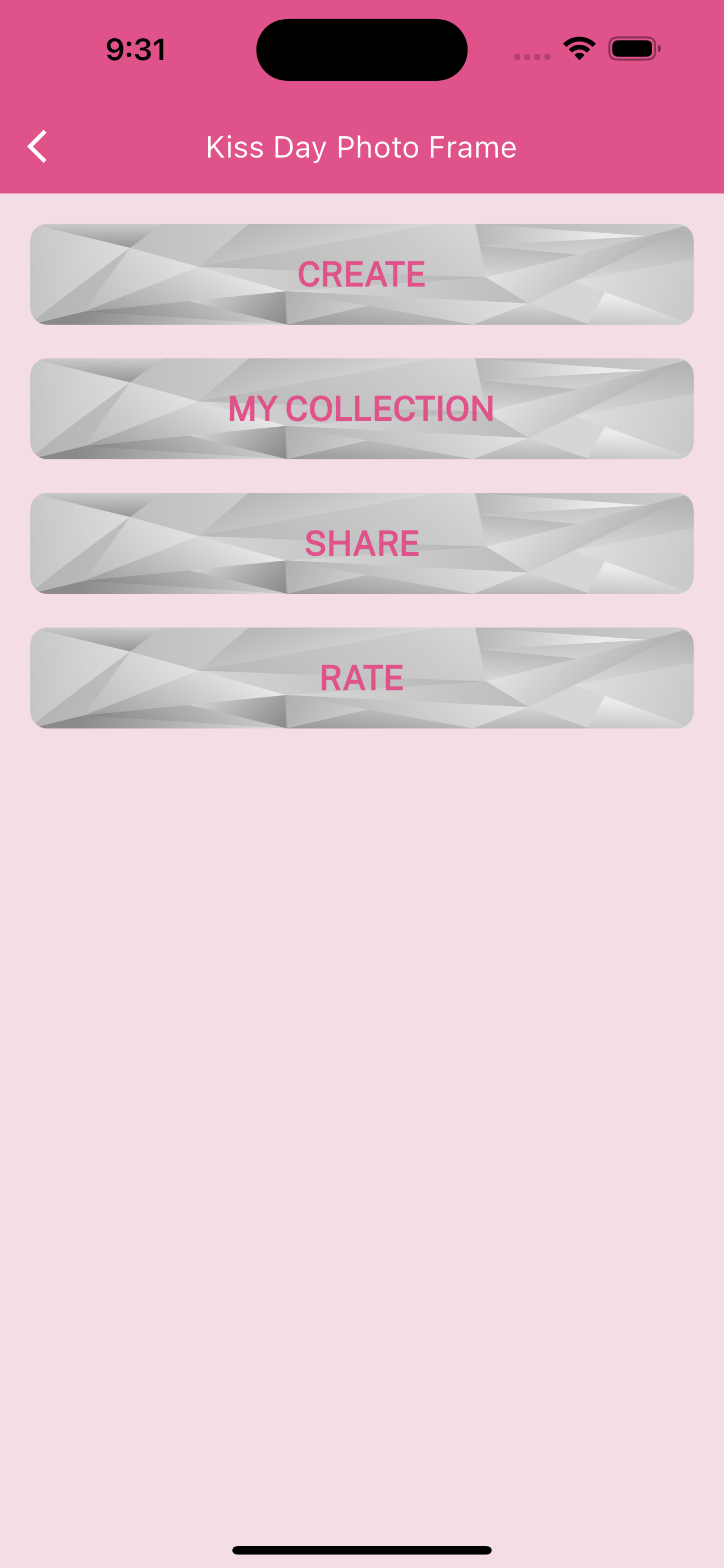 Kiss Day Photo Frame 2024