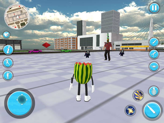 Merge Gangsters Watermelon War