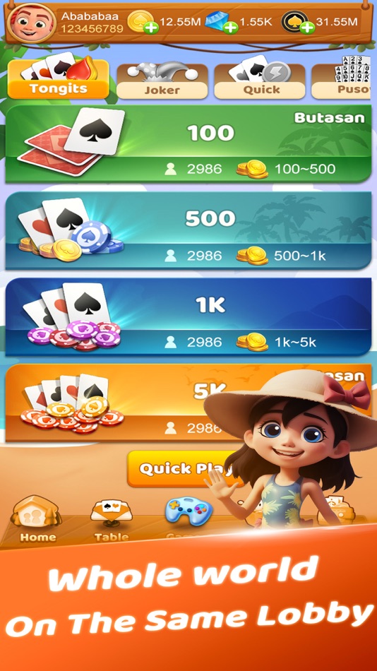 #2. Tongits Lin (iOS) 由: funlink technology limited