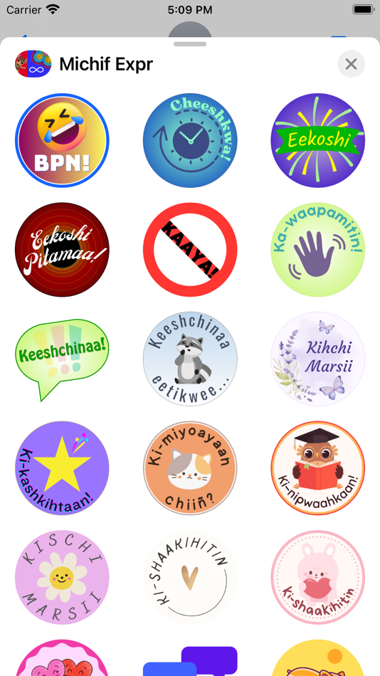 #3. Southern Michif Expressions (iOS) 由: Carmen Leeming