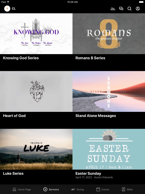 Citylight Lincoln Church iPad screenshot 2 - Education app
