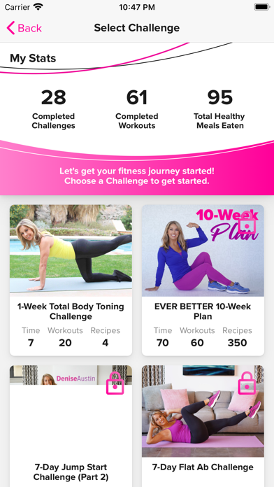 Denise Austin Fitness Screenshot