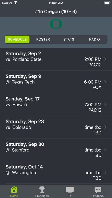 Oregon Football Screenshot