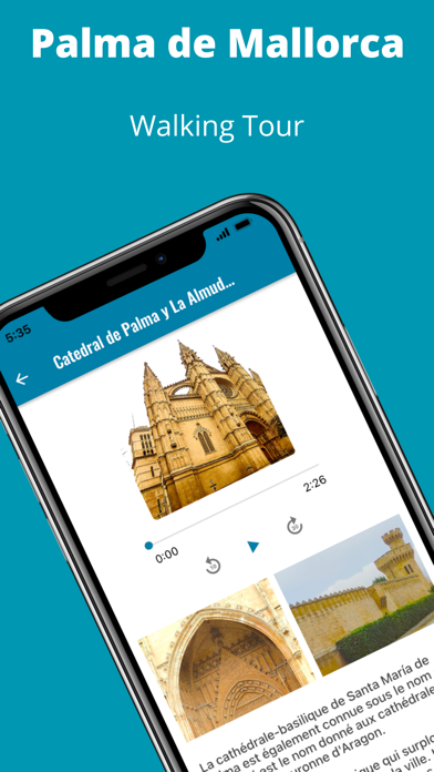 Screenshot #2 pour Walking Tour Palma de Mallorca