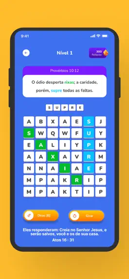 Game screenshot Caça Palavras Bíblico apk