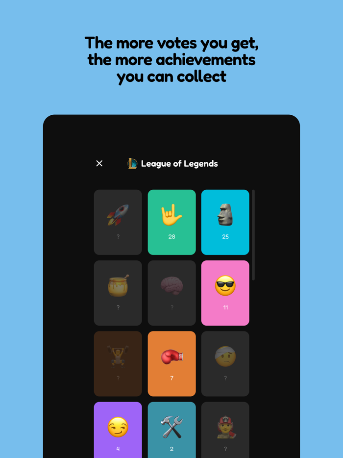 qeeq Vote friends after game