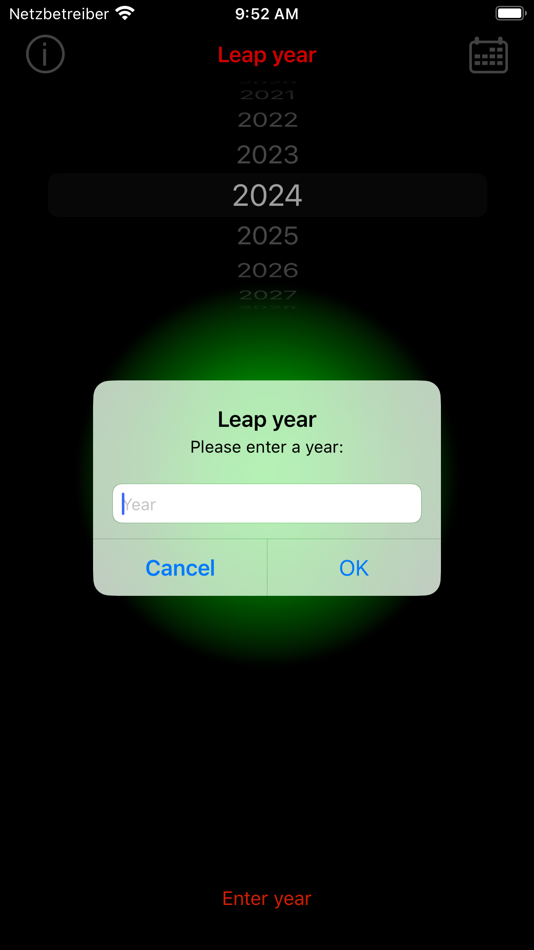#4. Leap Year Test (iOS) By: Jan-Hendrik von Kuick