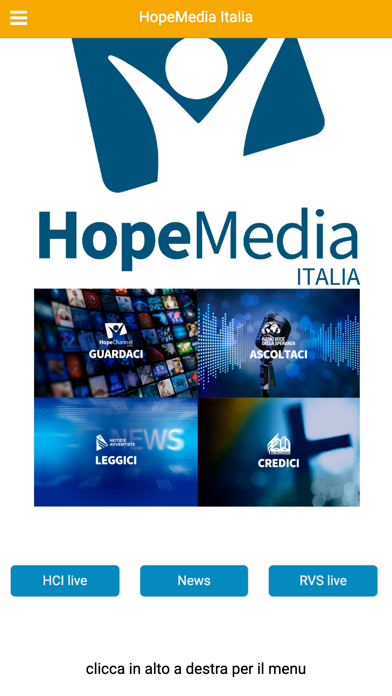 HopeMedia Italia Screenshot