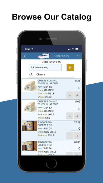 Dennis Food Service Screenshot