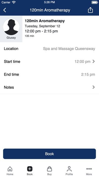 Spa & Massage Screenshot