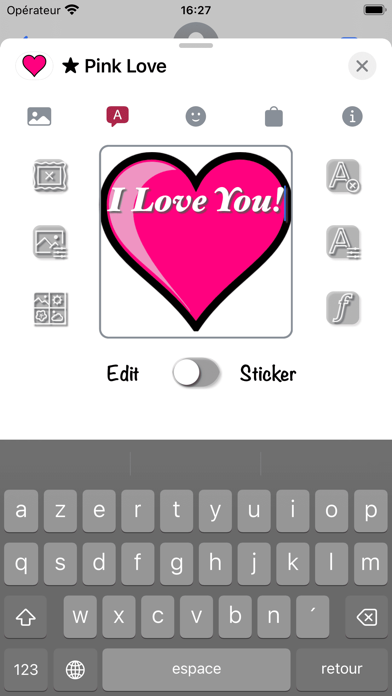 ピンクの愛 • Emoji and stickersのおすすめ画像6