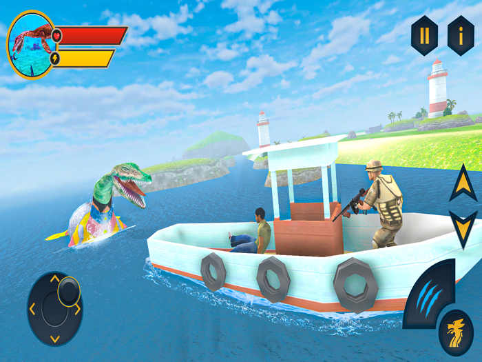 Sea Monster Game-City Dinosaur