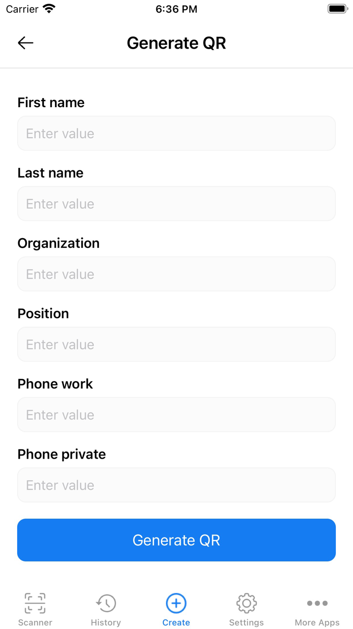 QR Code Generator and Scanner
