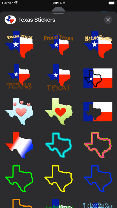 Texas Stickers Screenshot