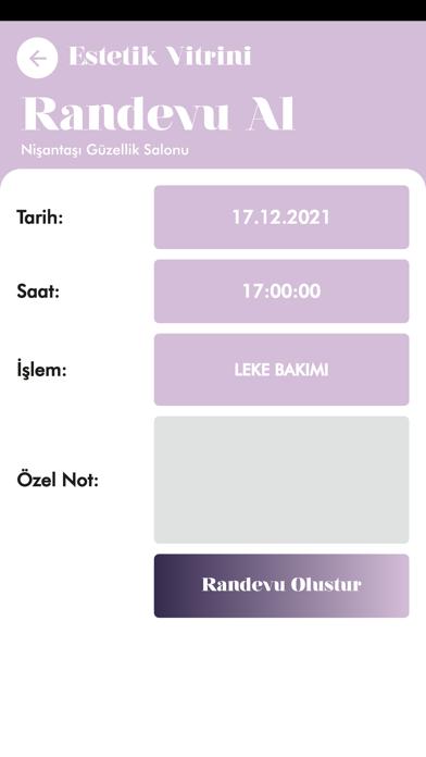 Estetik Vitrini Screenshot