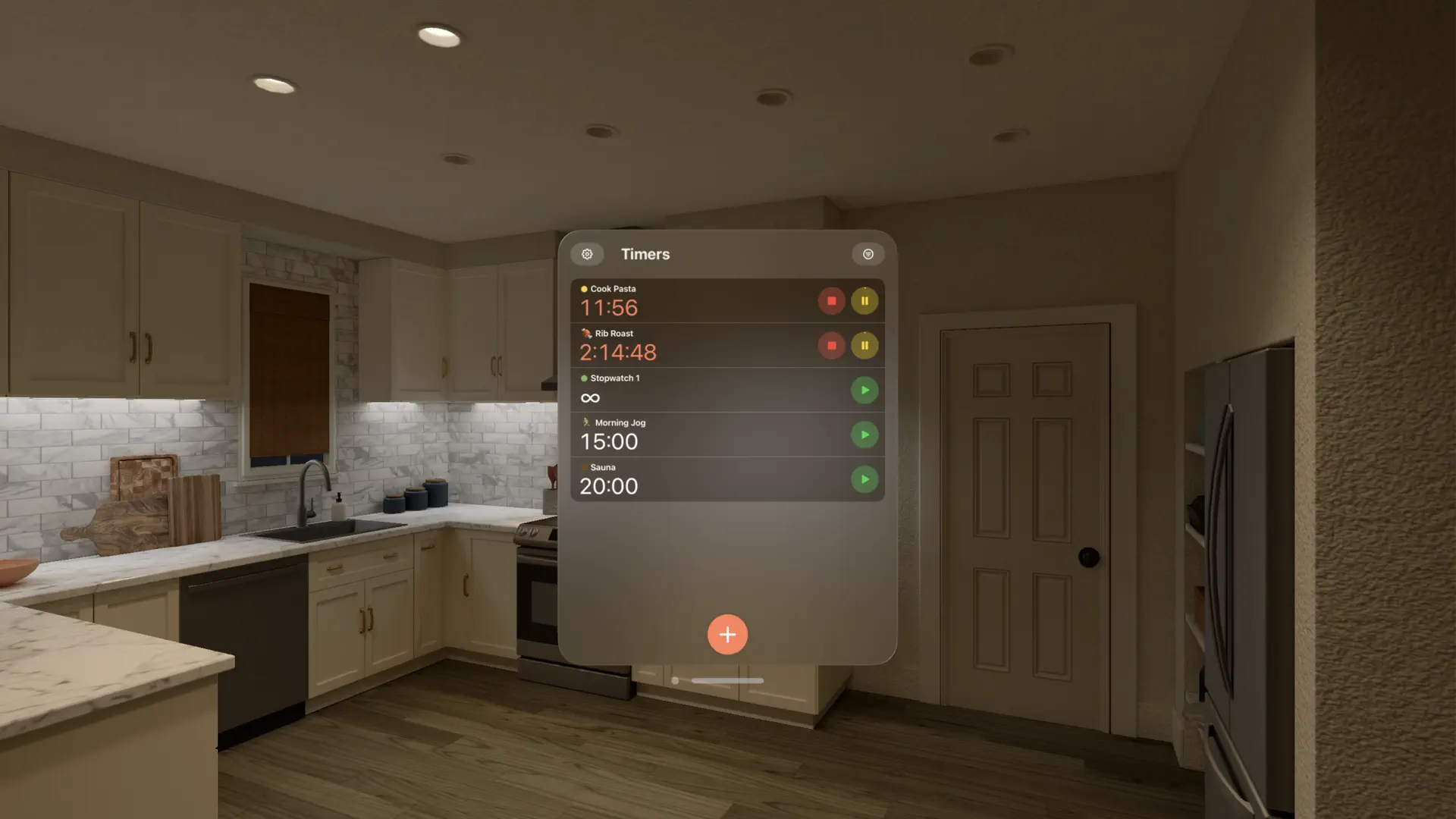 Multiple Timer Widgets: RAD screenshot