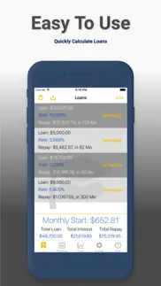 student debt & loan calculator iphone screenshot 1