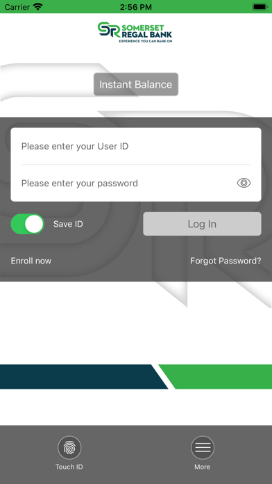 Somerset Regal Mobile Banking Screenshot