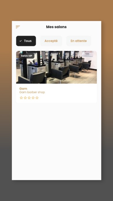 Gentlemen salon Screenshot