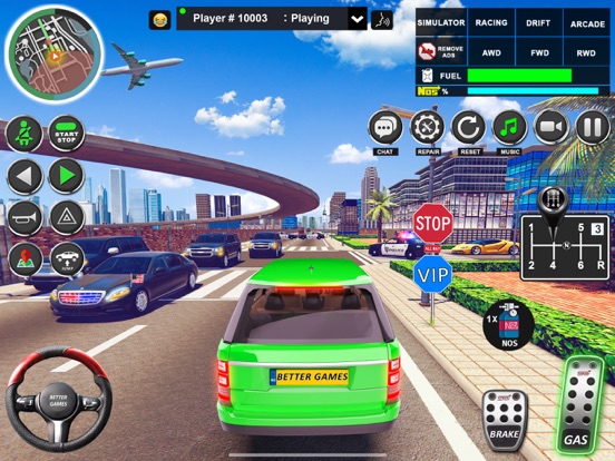 stad auto rijden school SIM 3D iPad app afbeelding 6