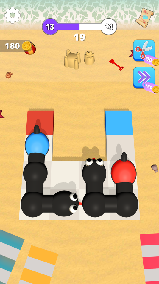 #2. Rainbow Snake! (iOS) 由: NoBrain Studio