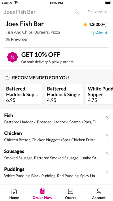 Joes Fish Bar Dundee Screenshot