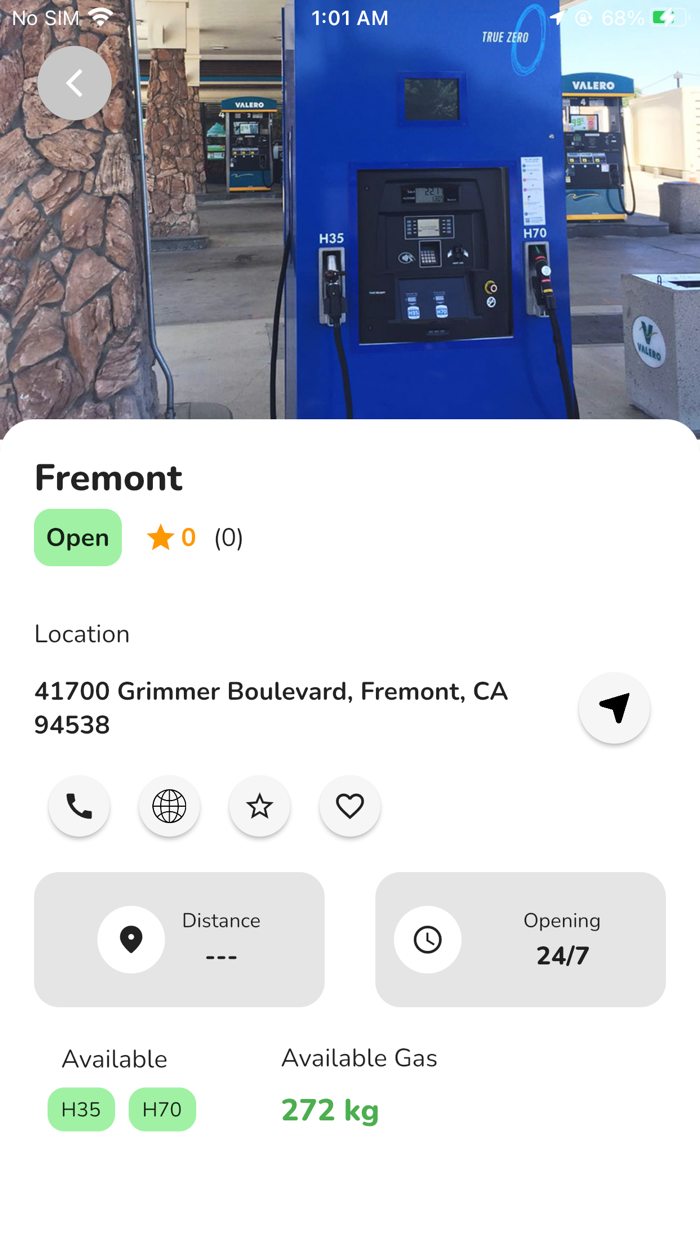 Hydrogen Fuel Finder