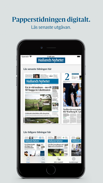 Hallands Nyheter e-tidningのおすすめ画像1