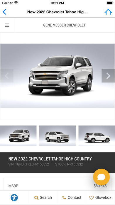 Gene Messer Chevrolet Screenshot