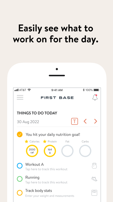 First Base Fitness Screenshot