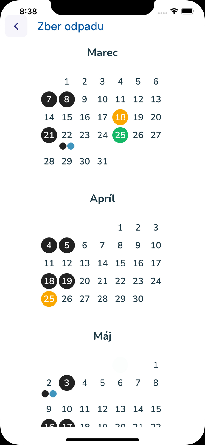 Veľké Leváre - aplikácia