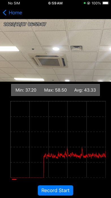 Camera Sound Meter Screenshot