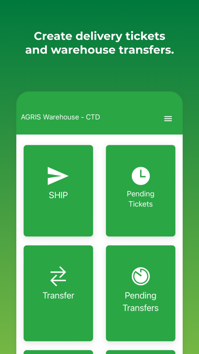 AGRIS Warehouse Screenshot