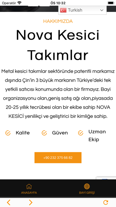 Nova Kesici Takımlar Screenshot