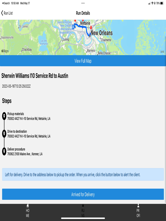 Construction Run Driver