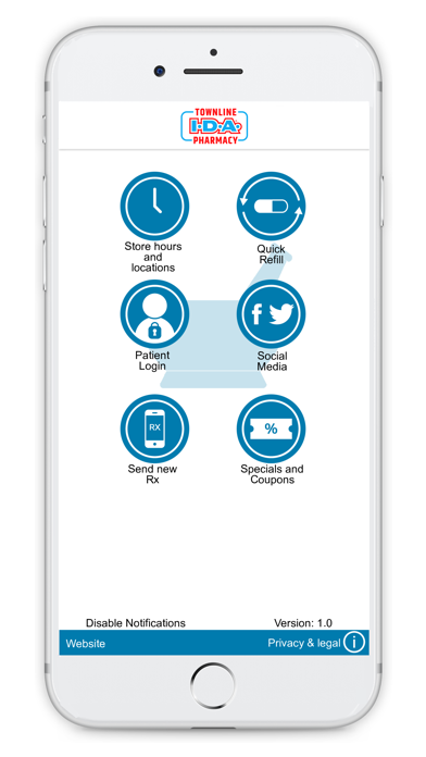 Townline IDA Pharmacy Screenshot