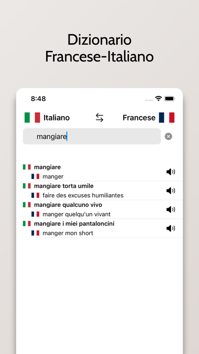 Dizionario Francese/Italiano Screenshot