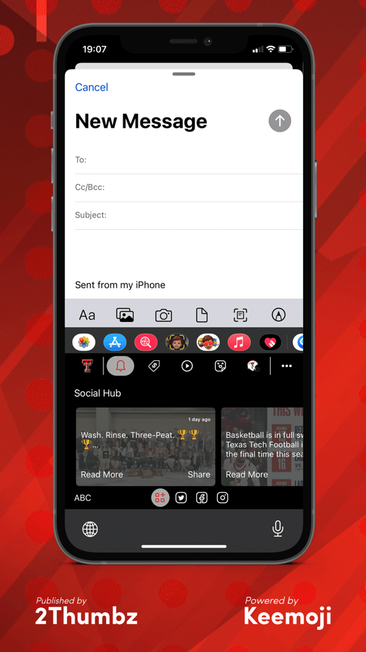 #6. Texas Tech Official Keyboard (iOS) بواسطة: 2ThumbZ Entertainment