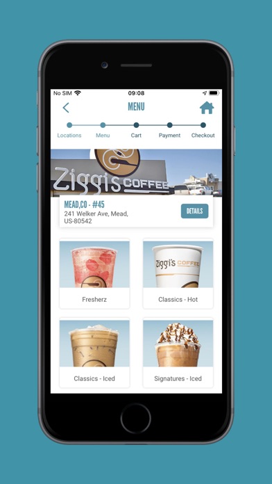Ziggi's Coffee Screenshot