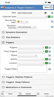 symptom trigger tracker 3 iphone screenshot 4