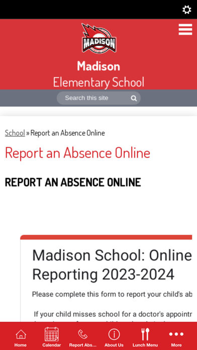 Madison Elementary School iPhone screenshot 3 - Education app