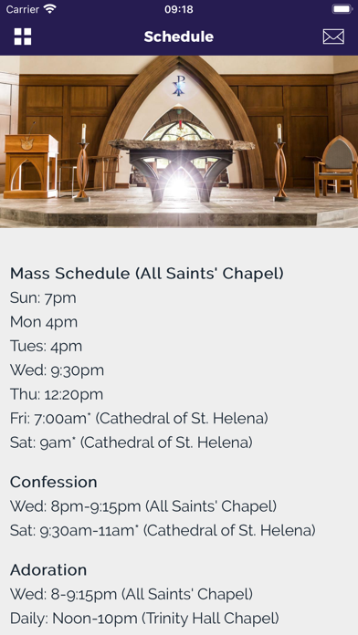 Carroll Campus Ministry Screenshot