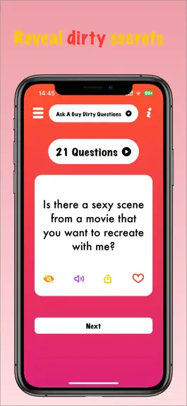 Game screenshot 21 Questions to ask a guy girl apk